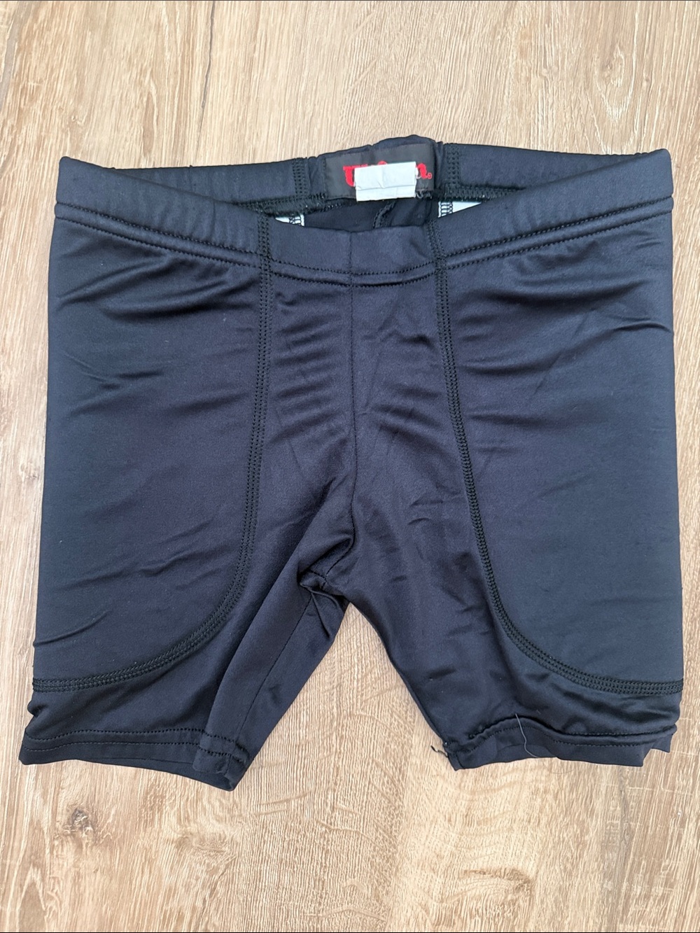 Wilson Youth Black Athletic Compression and Sliding Shorts
